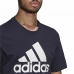 Tricou cu Mânecă Scurtă Bărbați  Essentials Big Logo  Adidas Legend Ink  Albastru