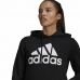 Hettegenser til Kvinne Adidas Loungewear Essentials Logo Svart