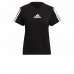 T-shirt med kortärm Dam Adidas TC Svart
