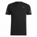 Kortærmet T-shirt til Mænd Adidas Run Icon Sort
