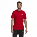 Muška Majica Kratkih Rukava Adidas Essential Logo Crvena