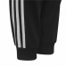 Træningsdragt til børn Adidas Essentials Shiny 3 Stripes Sort