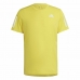Heren-T-Shirt met Korte Mouwen Adidas  Graphic Tee Shocking Geel