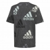 Koszulka z krótkim rękawem dla dzieci Adidas Brand Love  Czarny