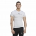 Kortarmet T-skjorte til Menn Adidas techfit Graphic  Hvit