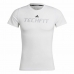 Pánské tričko s krátkým rukávem Adidas techfit Graphic  Bílý