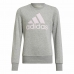 Sweatshirt uden hætte til piger Adidas Essentials Grå