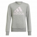 Sweatshirt uden hætte til piger Adidas Essentials Grå