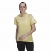 Dámske tričko s krátkym rukávom Adidas Own Cooler Žltá