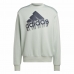 Unisex Sweater ohne Kapuze Adidas Essentials Brand Love türkis