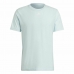 Vīriešu Krekls ar Īsām Piedurknēm Adidas 3-Bar Graphic Zils Gaiši Zils