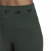 Dámske športový elastické nohavice Adidas Aeroknit Branded 7/8 Tight zelená