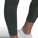 Dámske športový elastické nohavice Adidas Aeroknit Branded 7/8 Tight zelená