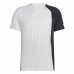 T-shirt à manches courtes homme Adidas  ColourBlock Blanc