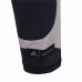 Lange sportbroek Adidas Wit Vrouw Zwart