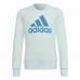 Sweatshirt uden hætte til piger Adidas Essentials Lyseblå
