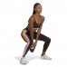 Sport leggings for Women Adidas Hyperglam 7/8 Brown