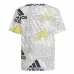 Barne Kortermet T-skjorte Adidas Brand Love  Hvit