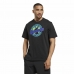 Pánské tričko s krátkým rukávem Reebok Les Mills® Oversized Graphic Černý
