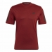 Heren-T-Shirt met Korte Mouwen Adidas  T365 Training  Donkerrood