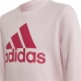 Tyttöjen huputon pusero Adidas Essentials Vaaleanpunainen