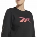 Women’s Sweatshirt without Hood Reebok Vector Graphic Crew Black