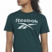 Дамска тениска с къс ръкав Reebok  Identity Синьо-зелен
