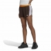 Sport rövidnadrág nők számára Adidas Hyperglam Barna