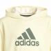 Uniseks Hoodie Adidas Future Icons Badge of Sport Geel
