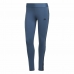 Dámske športový elastické nohavice Adidas Loungewear Essentials 3 Stripes Modrá