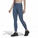 Leggings Sportivo da Donna Adidas Loungewear Essentials 3 Stripes Azzurro