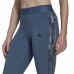 Dámske športový elastické nohavice Adidas Loungewear Essentials 3 Stripes Modrá
