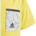 Barne Kortermet T-skjorte Adidas Future Pocket Gul