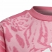 Pulover brez Kapuce za Punčke Adidas Future Icons Hybrid Animal Roza