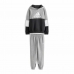 Sportset für Kinder Adidas  Colourblock Fleece Grau