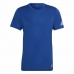 Men’s Short Sleeve T-Shirt Adidas Run It  Blue