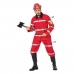 Kostuums voor Volwassenen Rood Brandweerman (2 Onderdelen)