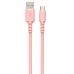 Kabel USB A na USB-C DCU Růžový 1 m