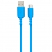 USB A - USB-C kabelis DCU Mėlyna 1 m