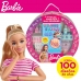 Manikyr og pedikyrsett Barbie Sparkling 25,5 x 25 x 5 cm Deksel
