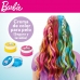 Conjunto de Cabeleireiro Barbie Rainbow Tie 15,5 x 10,5 x 2,5 cm Cabelo com madeixas Multicolor