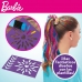 Conjunto de Cabeleireiro Barbie Rainbow Tie 15,5 x 10,5 x 2,5 cm Cabelo com madeixas Multicolor