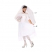 Disfraz para Adultos Blanco Vestido de novia (2 Piezas)
