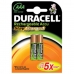 Oppladbare Batterier DURACELL HR03 1.2 V AAA (2 enheter)