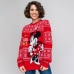 Pull femme Minnie Mouse Rouge