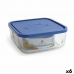 Lunchbox Borgonovo   Vierkant Blauw 3,2 L (6 Stuks)