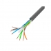 Sieťový kábel UTP kategórie 6 Lanberg LCU6-10CC-0305-S 305 m Sivá