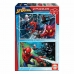 Set de 2 Puzzles   Spider-Man Hero         100 Peças 40 x 28 cm  