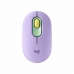 Mouse Logitech POP Mouse with emoji Violet Verde