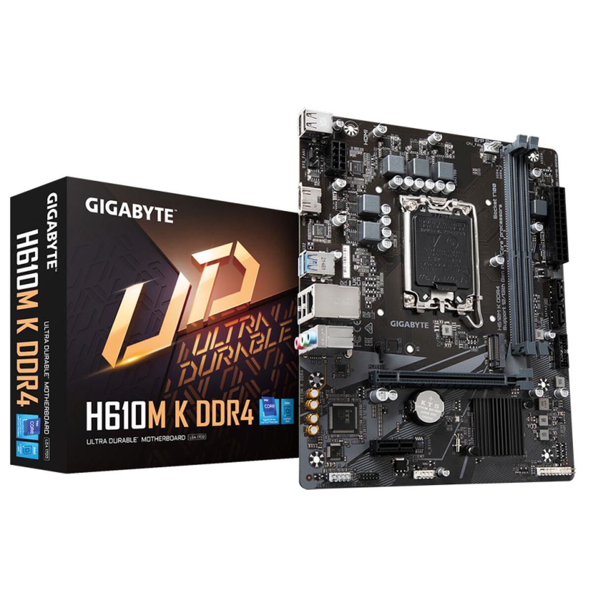 Moederbord Gigabyte H610M K DDR4 1.0 INTEL H610 EXPRESS LGA 1700